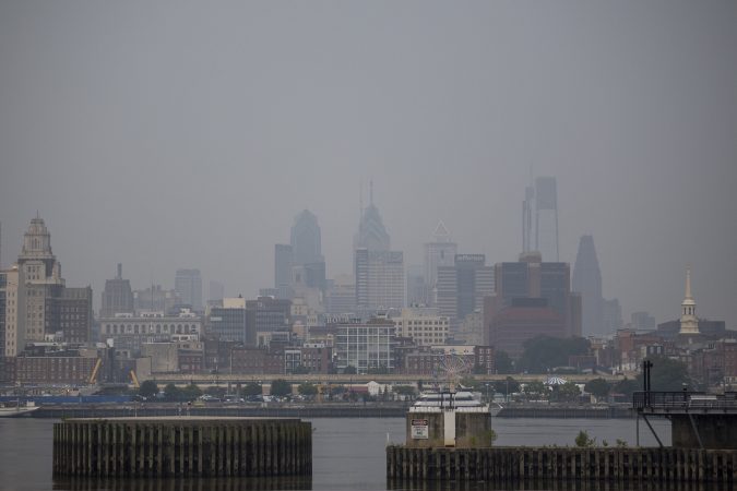 Wildfire smoke in Philly: City reduces air quality alert; closures across the region; latest forecast and timing