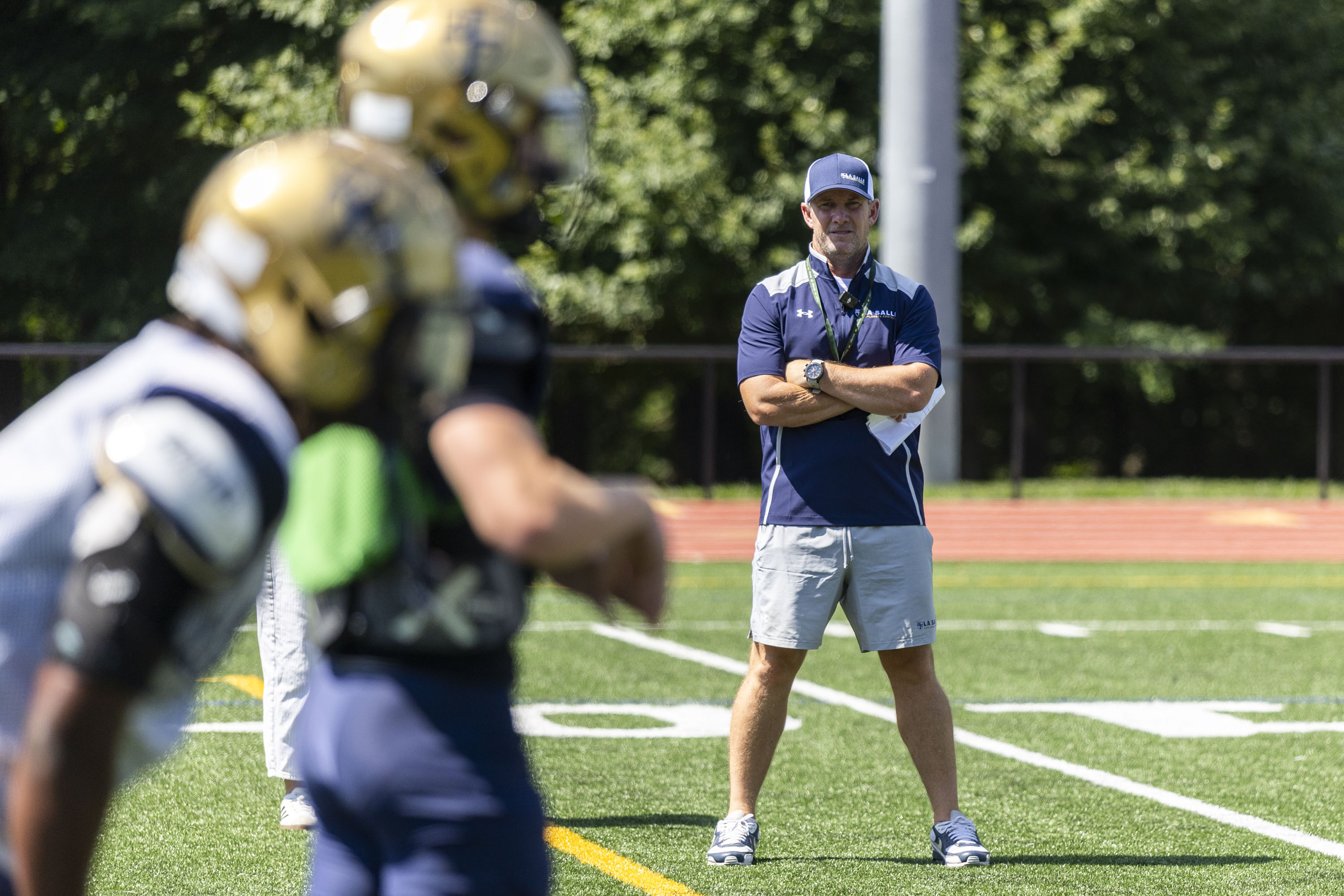 Can La Salle’s Brett Gordon — now with his son Luke at starting QB — return the Explorers to Catholic League glory?