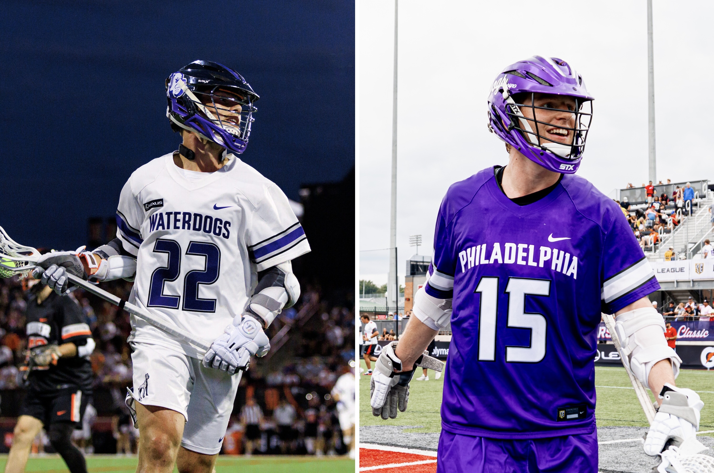 Michael Sowers (left) and CJ Kirst will lead the Waterdogs into their homecoming weekend.