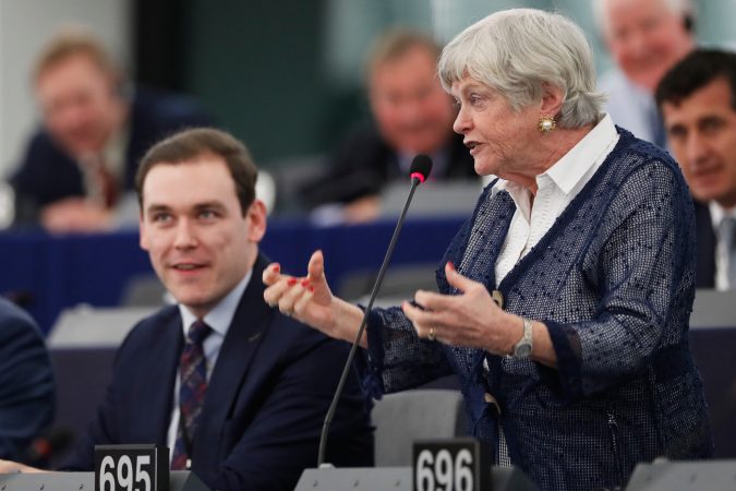 Police in the U.K. arrest a suspect in the killing of former Parliament member Ann Widdecombe