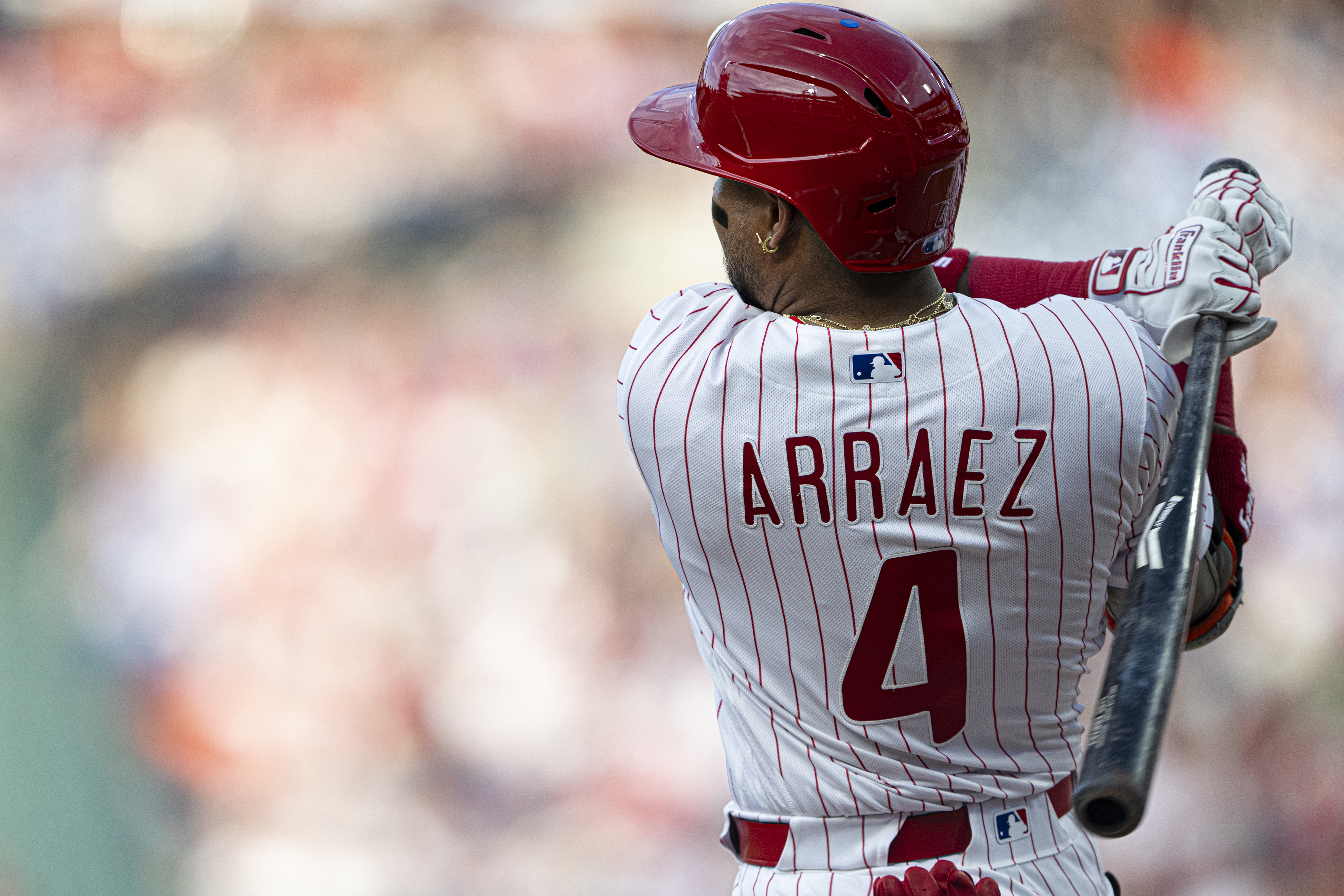 Phillies second baseman Luis Arraez has more hits than any player since 2022.
