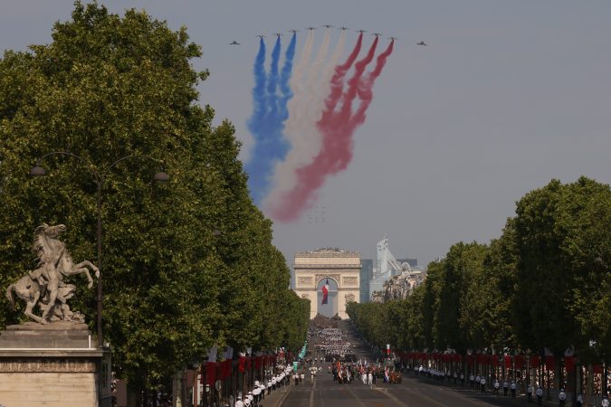 European troops and warplanes join Paris Bastille Day parade in a show of unity for Ukraine