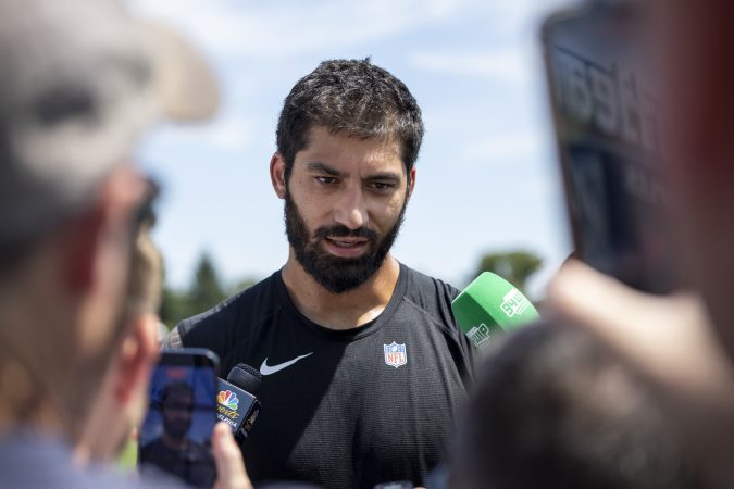 A.J. Epenesa on Cleveland backing out of signing him: ‘Happy that I’m not a Brown and that I’m an Eagle’