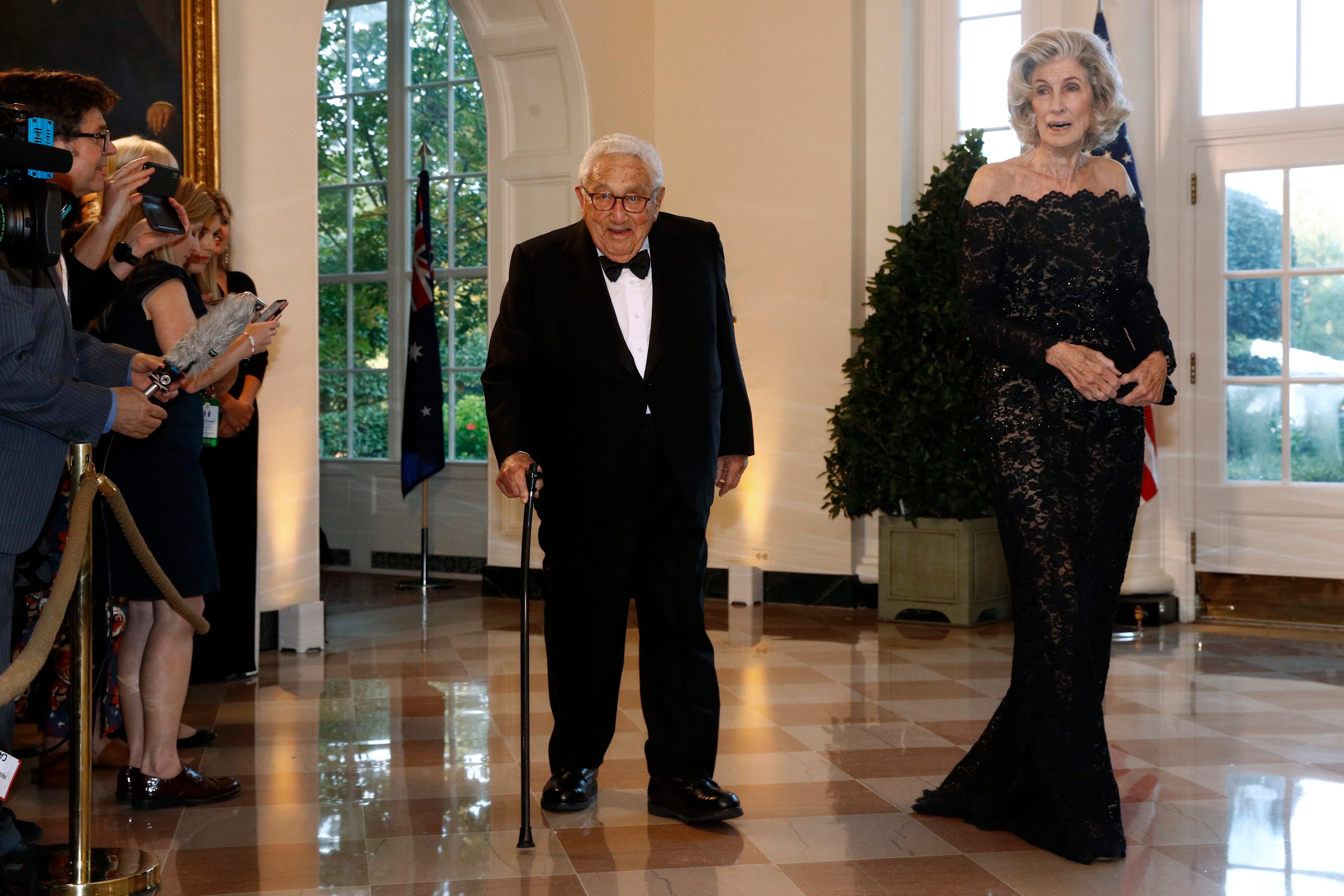 Nancy Kissinger, philanthropist and wife of former Secretary of State Henry Kissinger, dies at 92