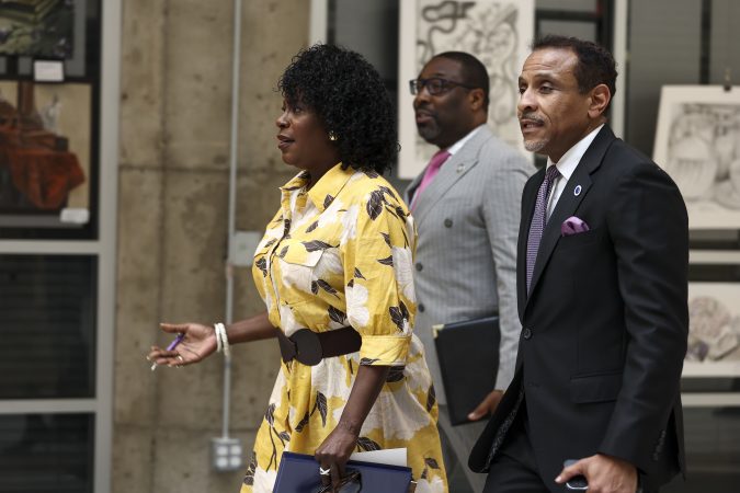 With a city funding plan in place, Mayor Parker is headed to Harrisburg for help to shore up school finances