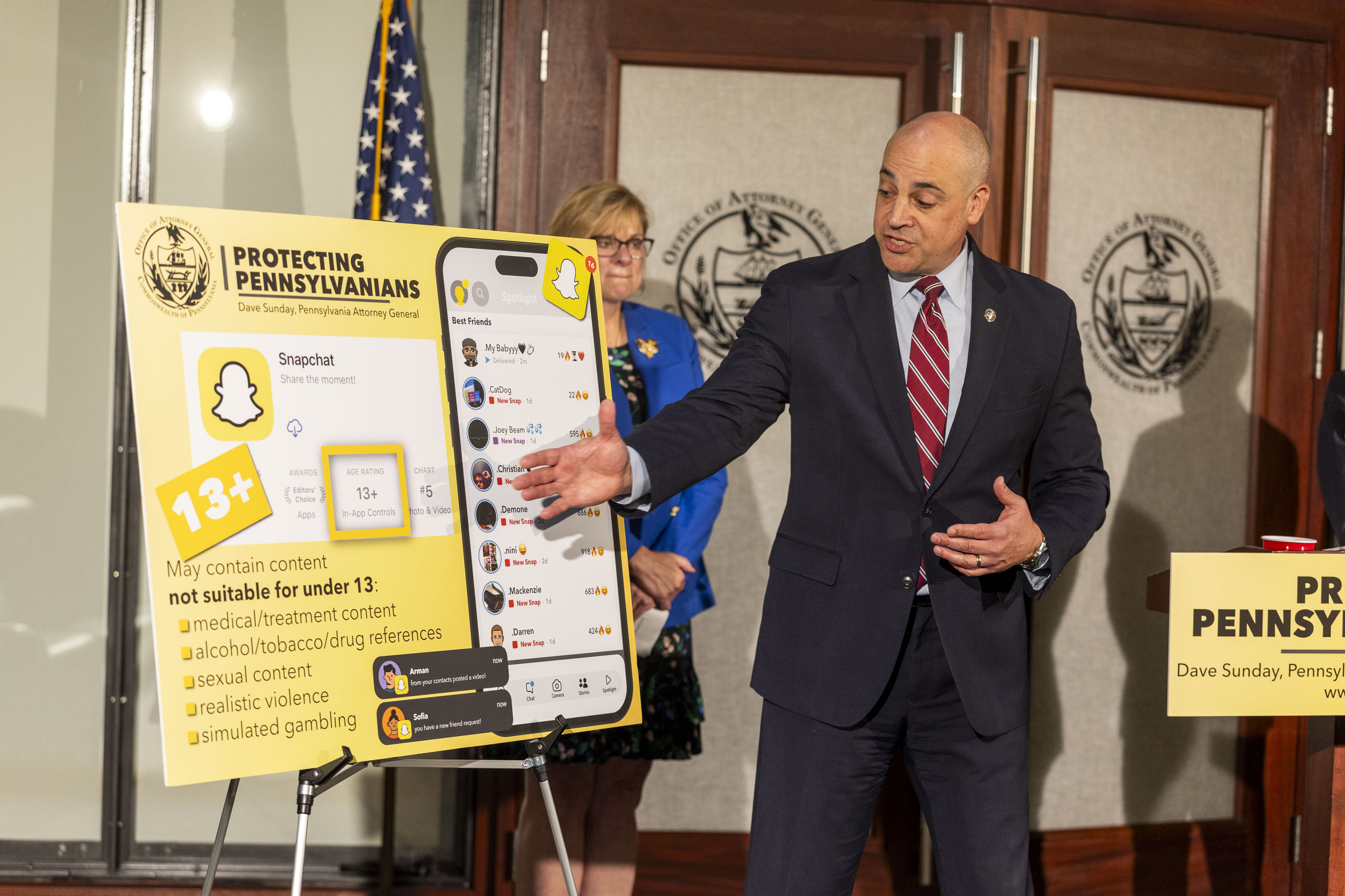 Pennsylvania attorney general sues Snapchat over addictive features