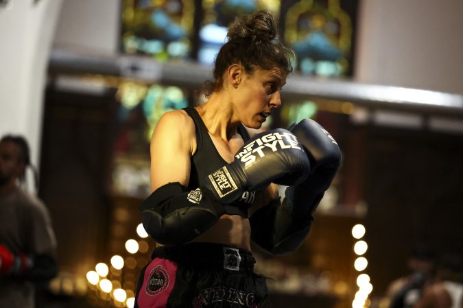 Philly Muay Thai fighter and artist Gianna Vadino has a new medium: Kicking butt
