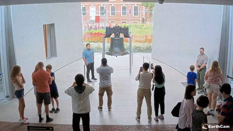 A new live stream camera at the Liberty Bell increases access, but raises questions for privacy experts