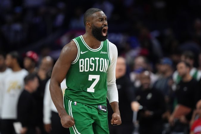 Jaylen Brown wears Sixers jersey on Twitch stream, says he wants to ‘win more than anything’