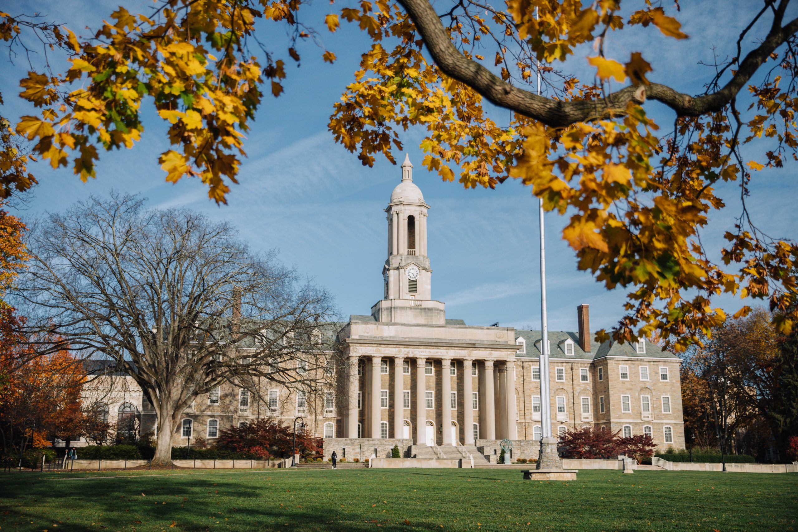 Old Main on Penn State's University Park campus in State College, Pennsylvania.