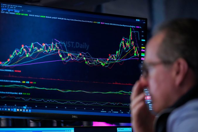 U.S. stocks rally near a record as falling oil prices ease Wall Street’s worries about inflation