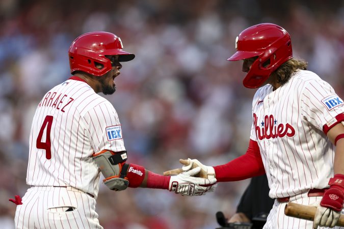 Alec Bohm, Bryce Harper, Bryson Stott address how Luis Arraez helped save the Phillies’ offense