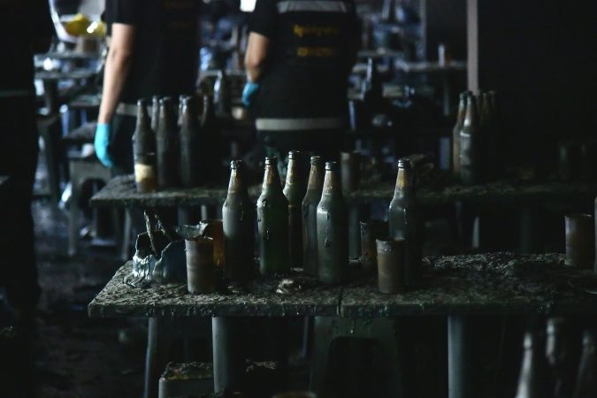 People killed in Bangkok music bar fire were found trapped in windowless bathrooms