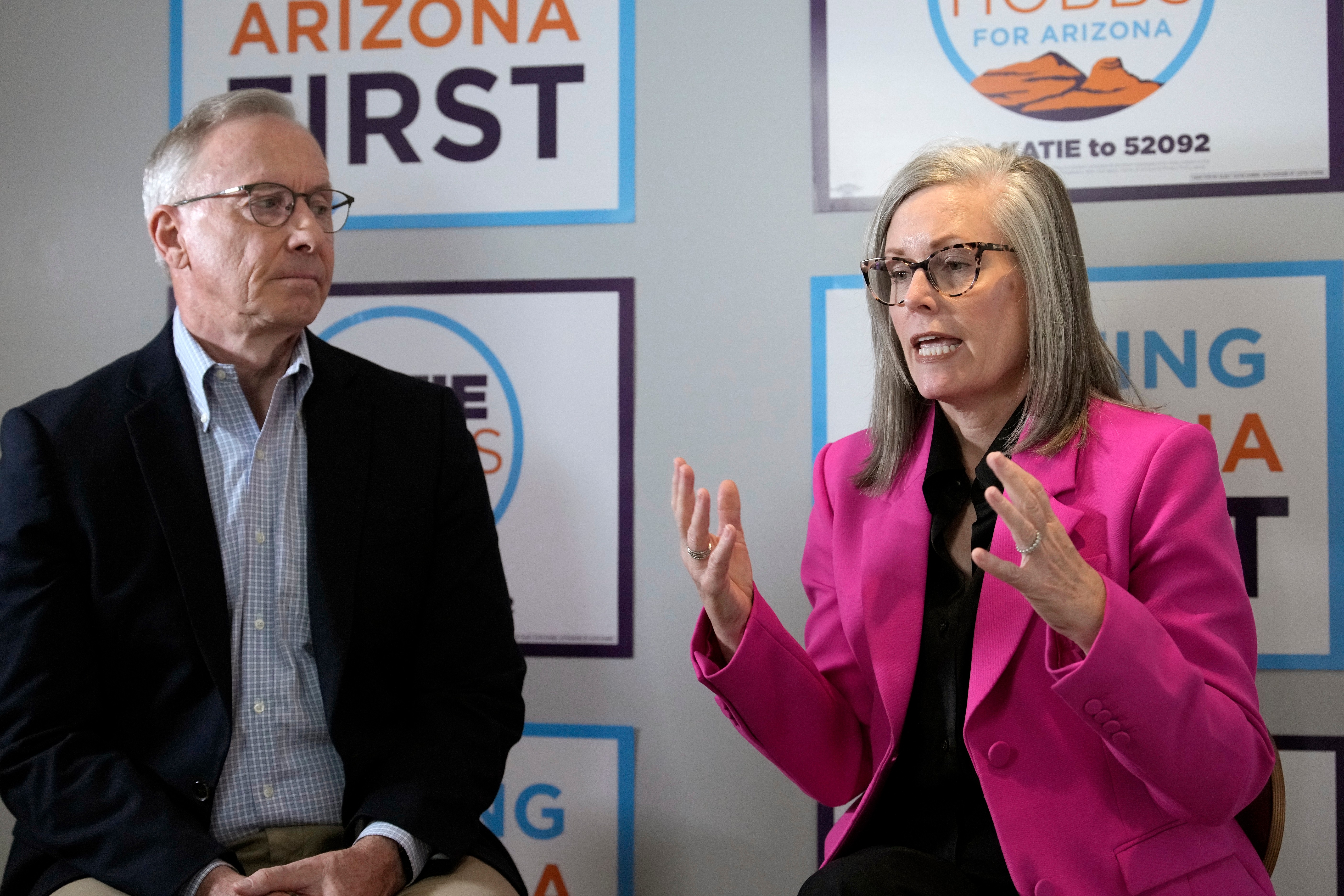 Democratic Arizona Gov. Katie Hobbs chooses former Republican Mayor John Giles as her running mate