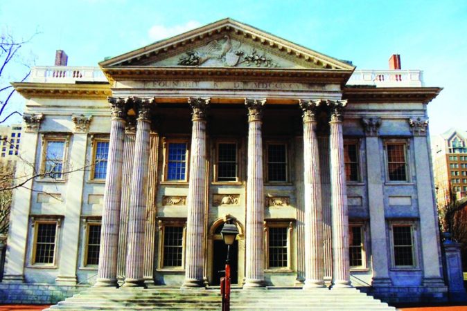 Alexander Hamilton believed in Philadelphia’s prosperity and insisted the Federal Bank be headquartered in the city