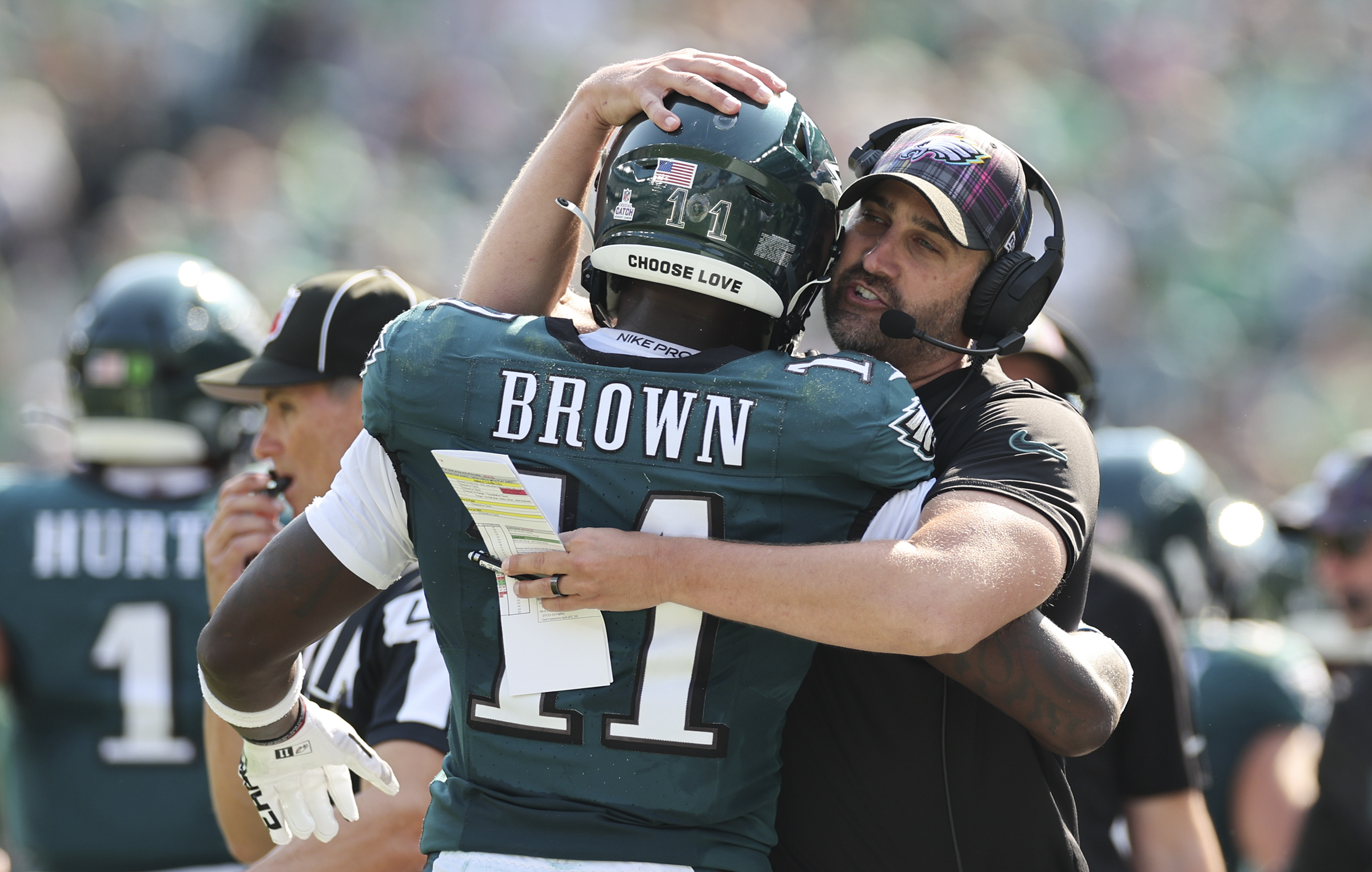 Traded wideout A.J. Brown had ‘a lot of good years here,’ says Eagles coach Nick Sirianni