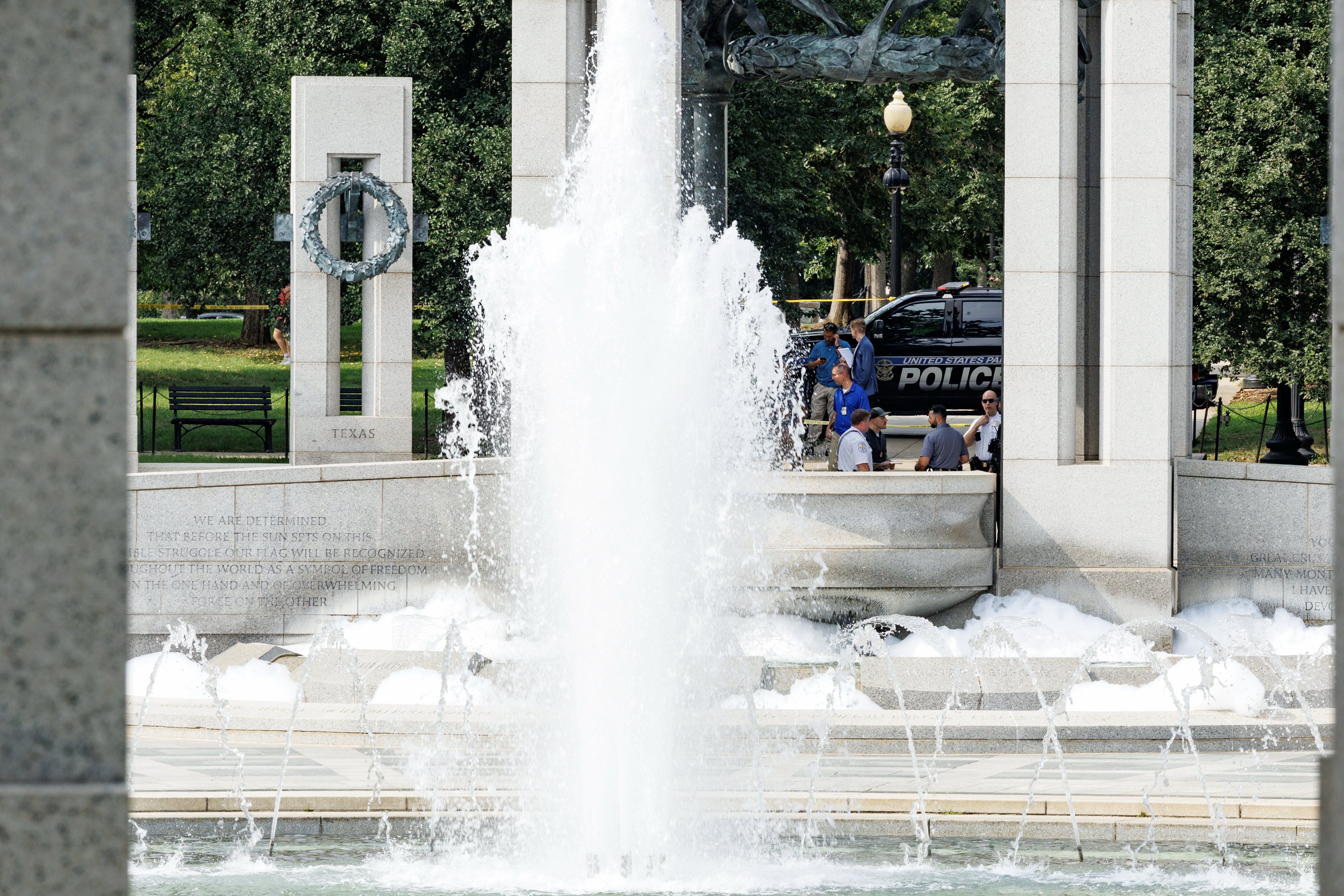 DOJ files charges against woman accused of vandalizing World War II Memorial