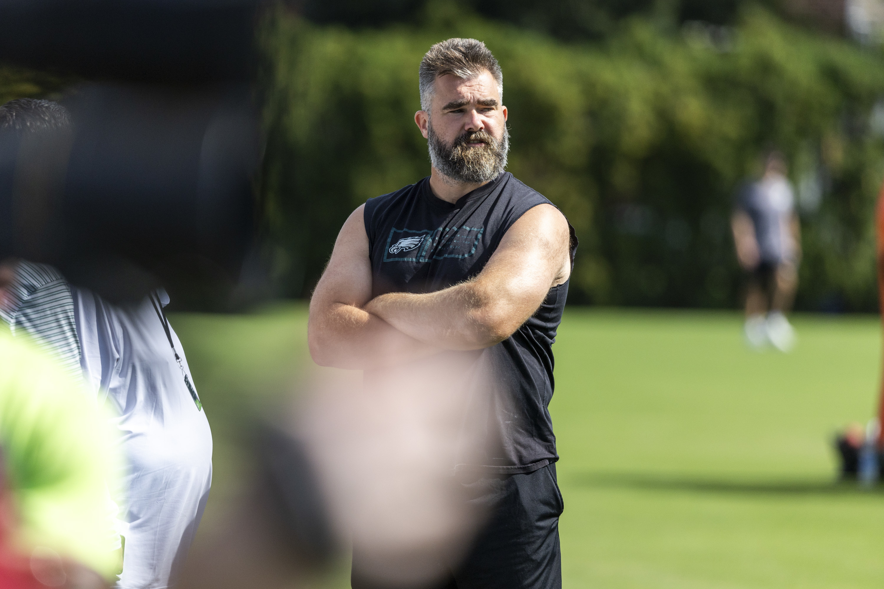 Jason and Travis Kelce debate solutions for hot turf fields, the Eagles’ run game, and more from ‘New Heights’
