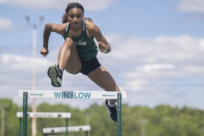 Winslow’s Jasmine Jackson emerges as one of the nation’s fastest hurdlers: ‘She is running with a purpose’