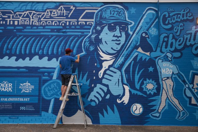 Artist bringing a new mural to South Philly ahead of MLB’s All-Star Game: ‘It’s a love letter to Philadelphia’