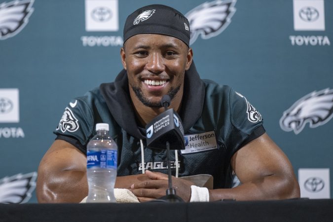 Eagles running back Saquon Barkley joins Jefferson Health’s ‘Champions of Care’ campaign