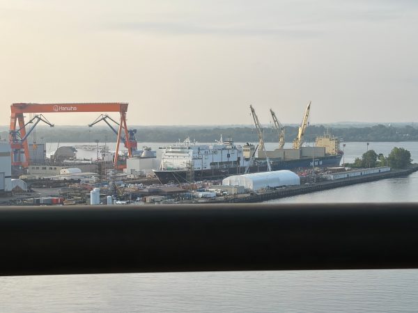 Hanwha is importing parts for made-in-America ships