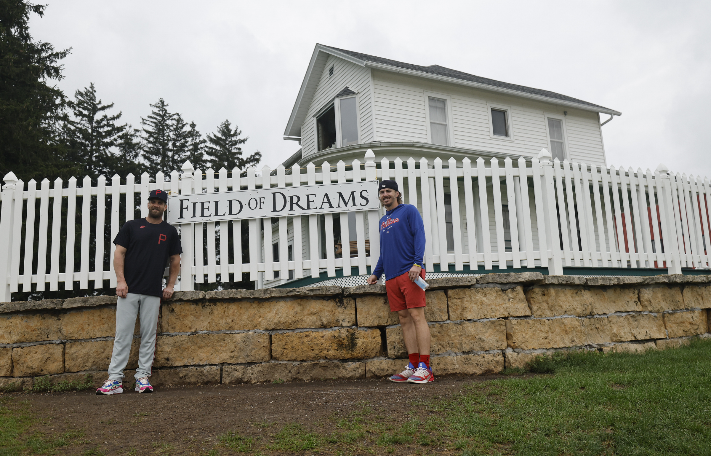 Phillies explore Field of Dreams site like fans, and have a catch: ‘Really cool to be able to be part of it’