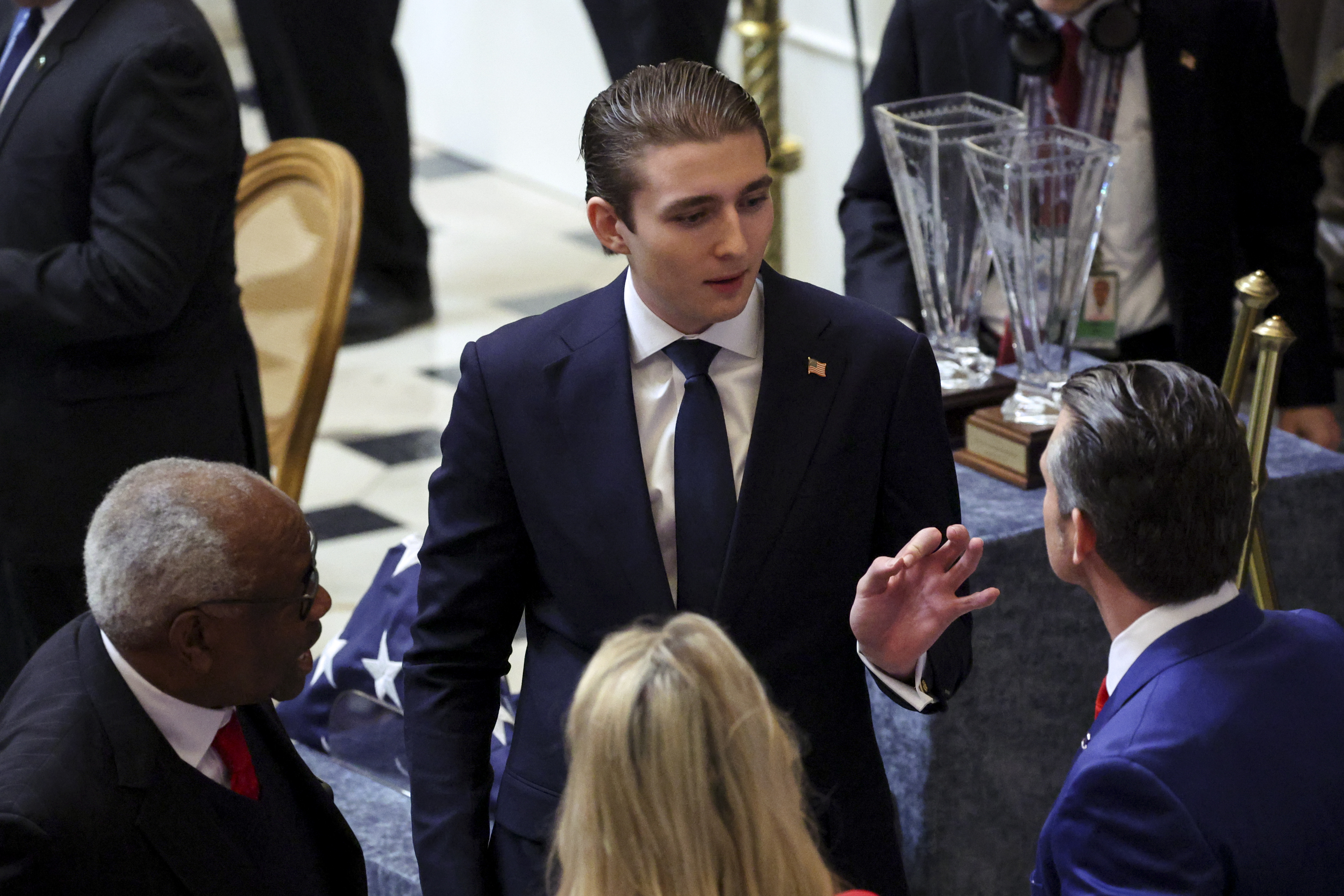 Secret Service says it is aware of Iranian state media video threatening Barron Trump