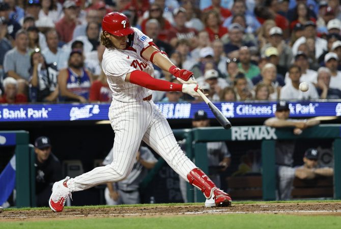‘I’m tired of people thinking that I’m an easy out’: Alec Bohm delivers after intentional walk in Phillies’ win
