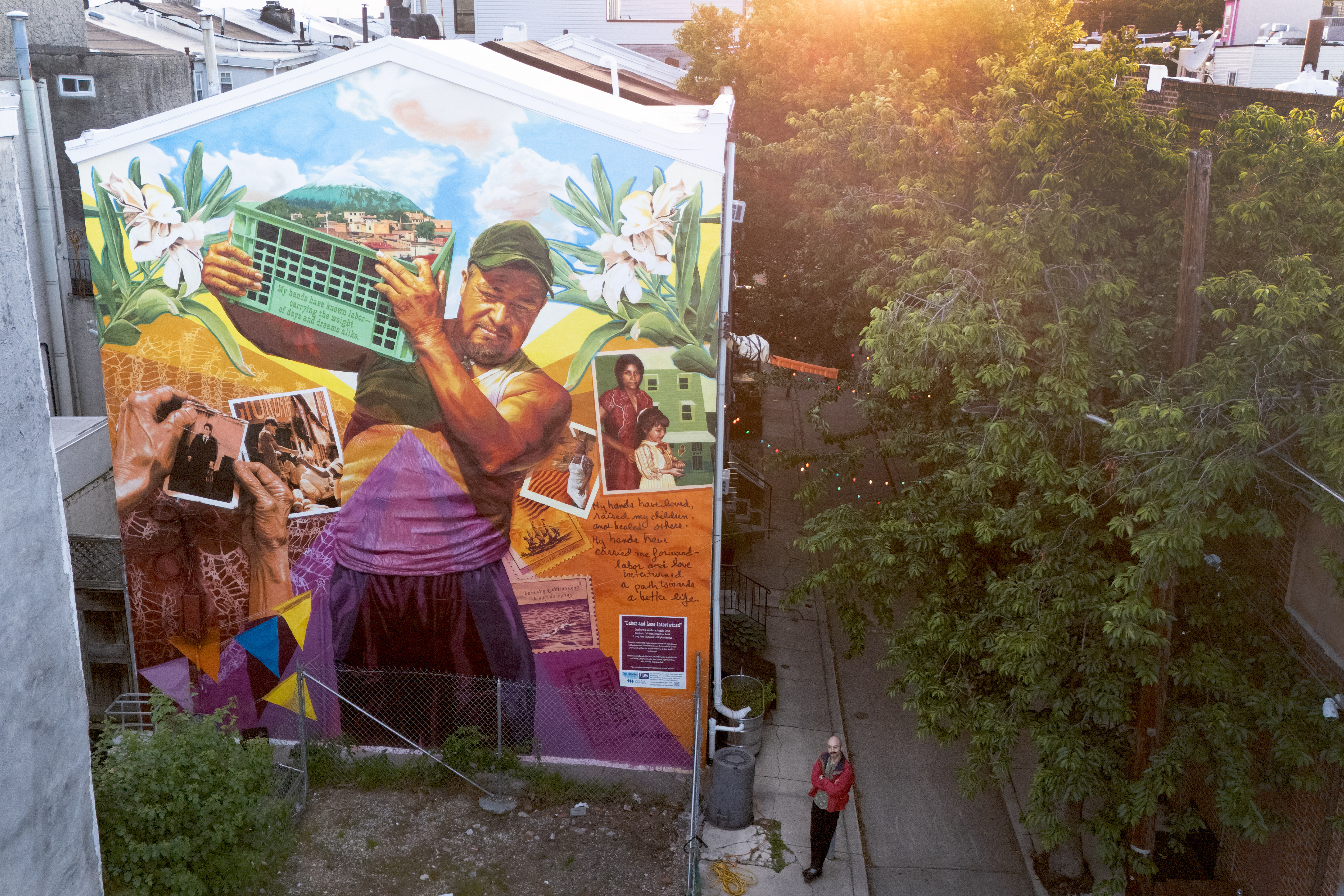 Homeowners turn their properties into art through a Philly tradition: The mural