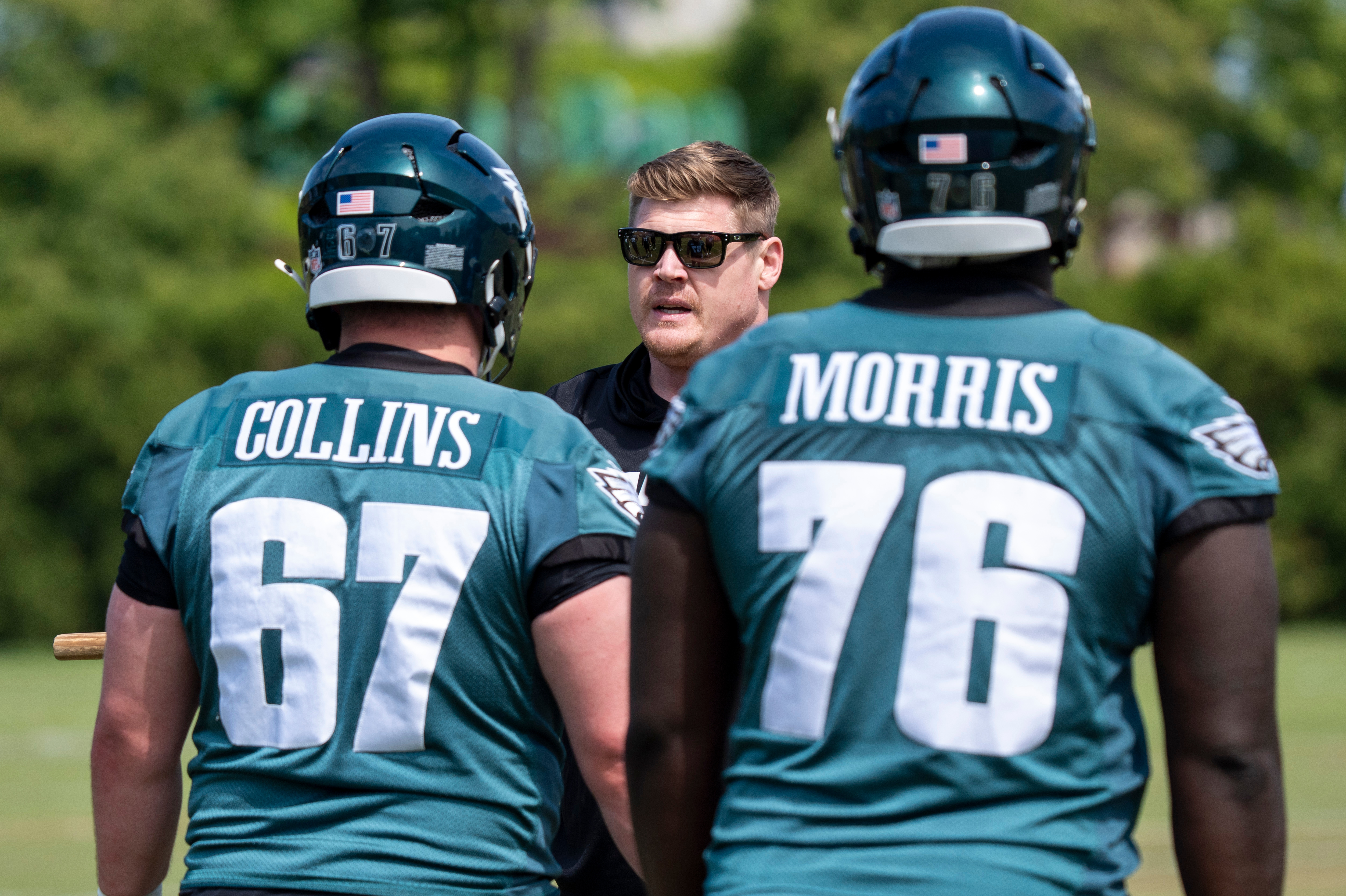 New Eagles offensive line coach Chris Kuper isn’t trying to replace Jeff Stoutland. He’d rather ‘be myself.’