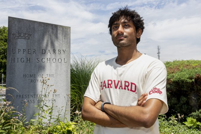 An Upper Darby student was honored at the White House for a proposal to use AI to fight human trafficking