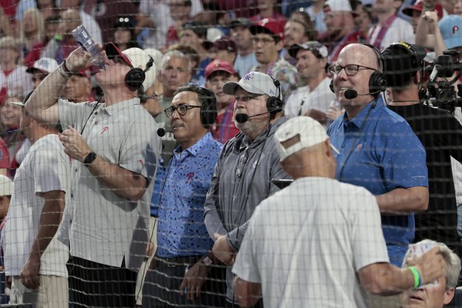 John Kruk was great in the stands, especially when the new Sixers GM jinxed the Phillies