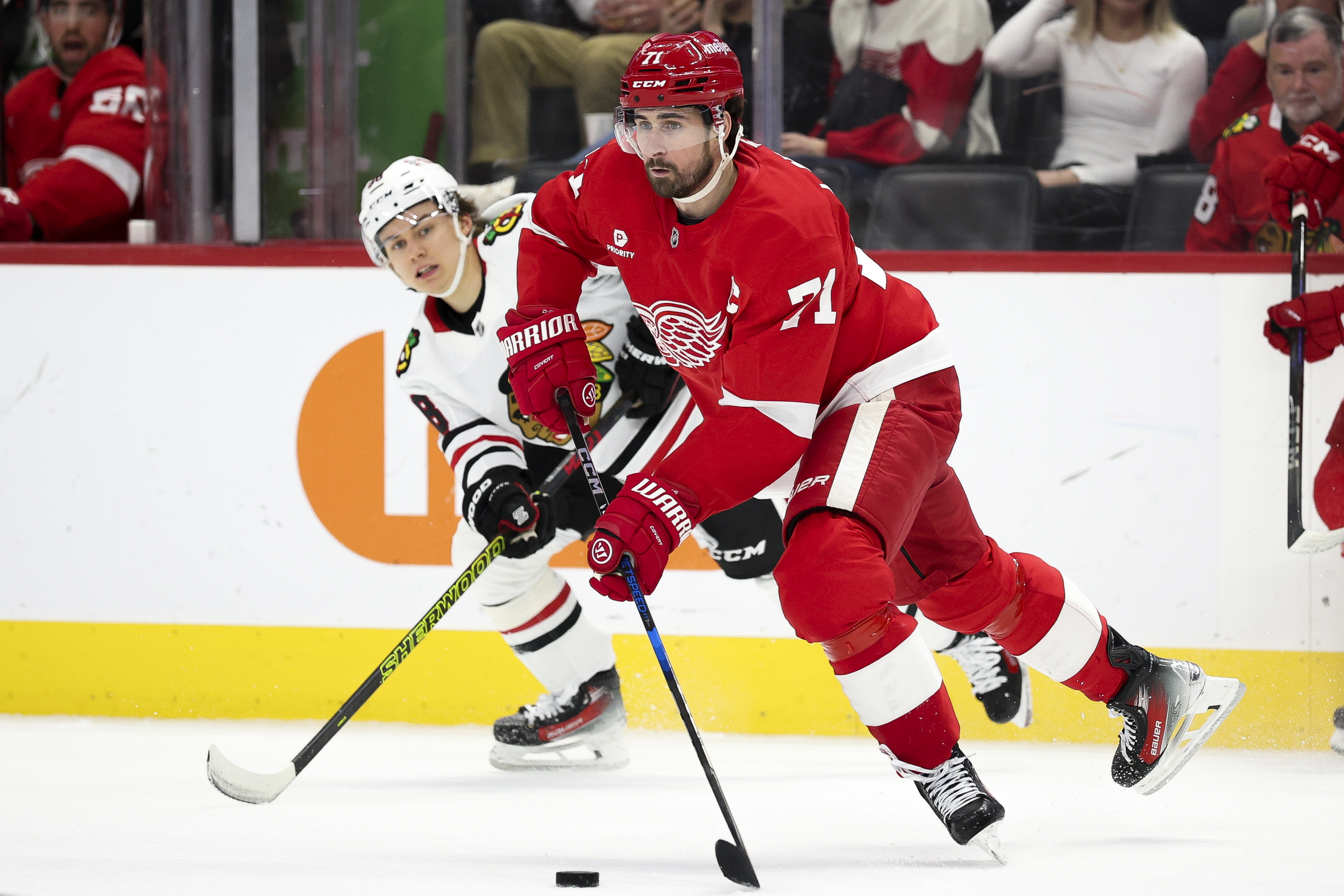 The Flyers are interested in star center Dylan Larkin. Can Danny Brière get him?