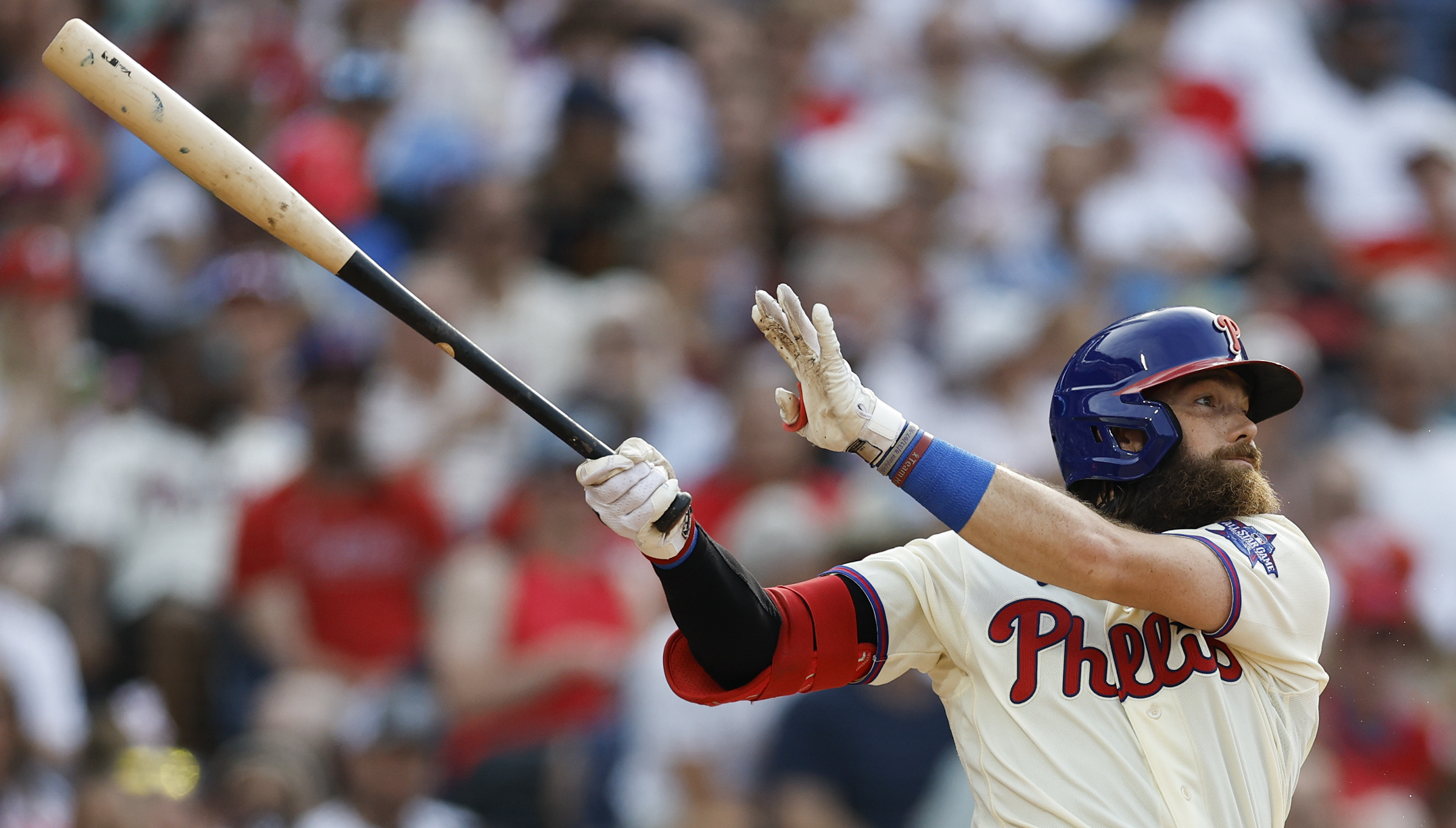 The Phillies’ Brandon Marsh is third among NL outfielders in first All-Star vote update