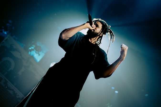 If J. Cole’s Xfinity Mobile Arena tour stop is anything to go by, there is no ‘falling off’ in the cards