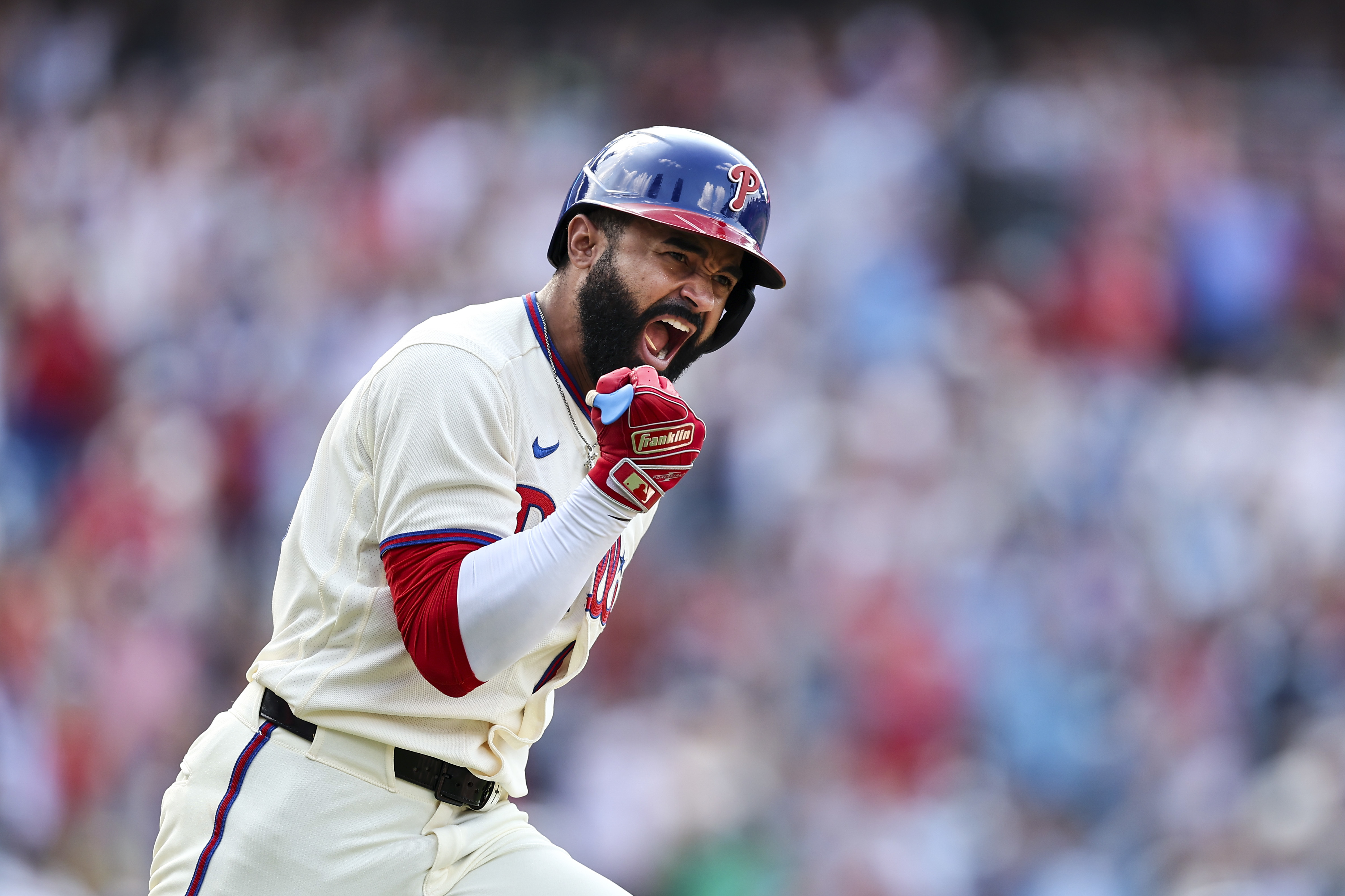 Derek Hill delivers walk-off hit to lift Phillies past Blue Jays in extra innings