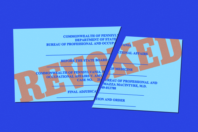 Main Line psychiatrist stripped of her medical license