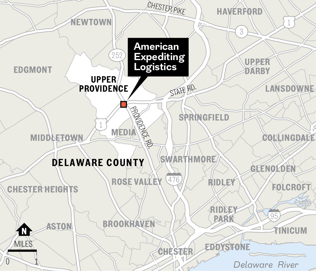 Delco-based medical logistics company American Expediting is closing and laying off 86 workers