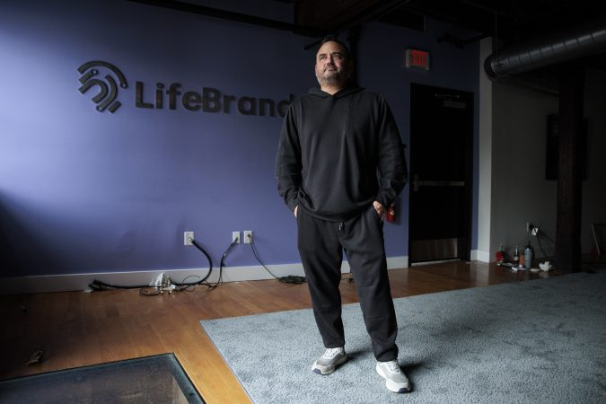 T.J. Colaiezzi posed for a portrait in the LifeBrand offices on Wednesday, May 27, 2026, in West Chester, Pa.