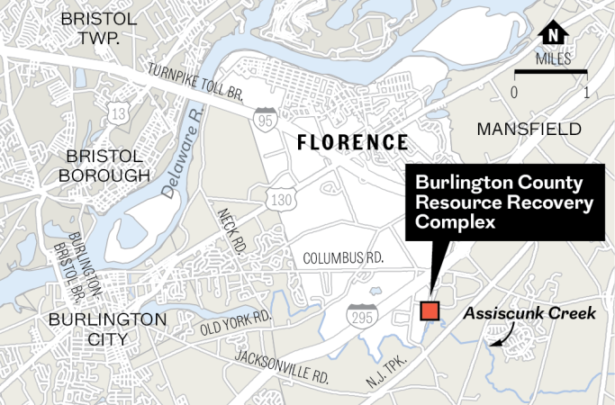Clean up underway after thousands of gallons of wastewater spilled at Burlington County landfill