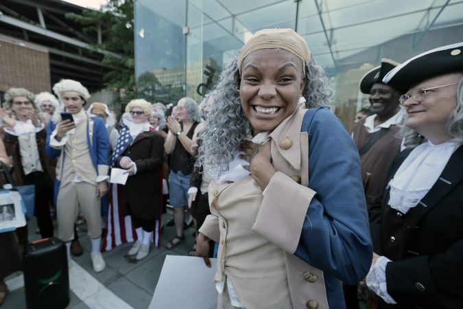 To celebrate the nation’s 250th birthday, of course Philadelphia brought out the Ben Franklins for a look-alike contest
