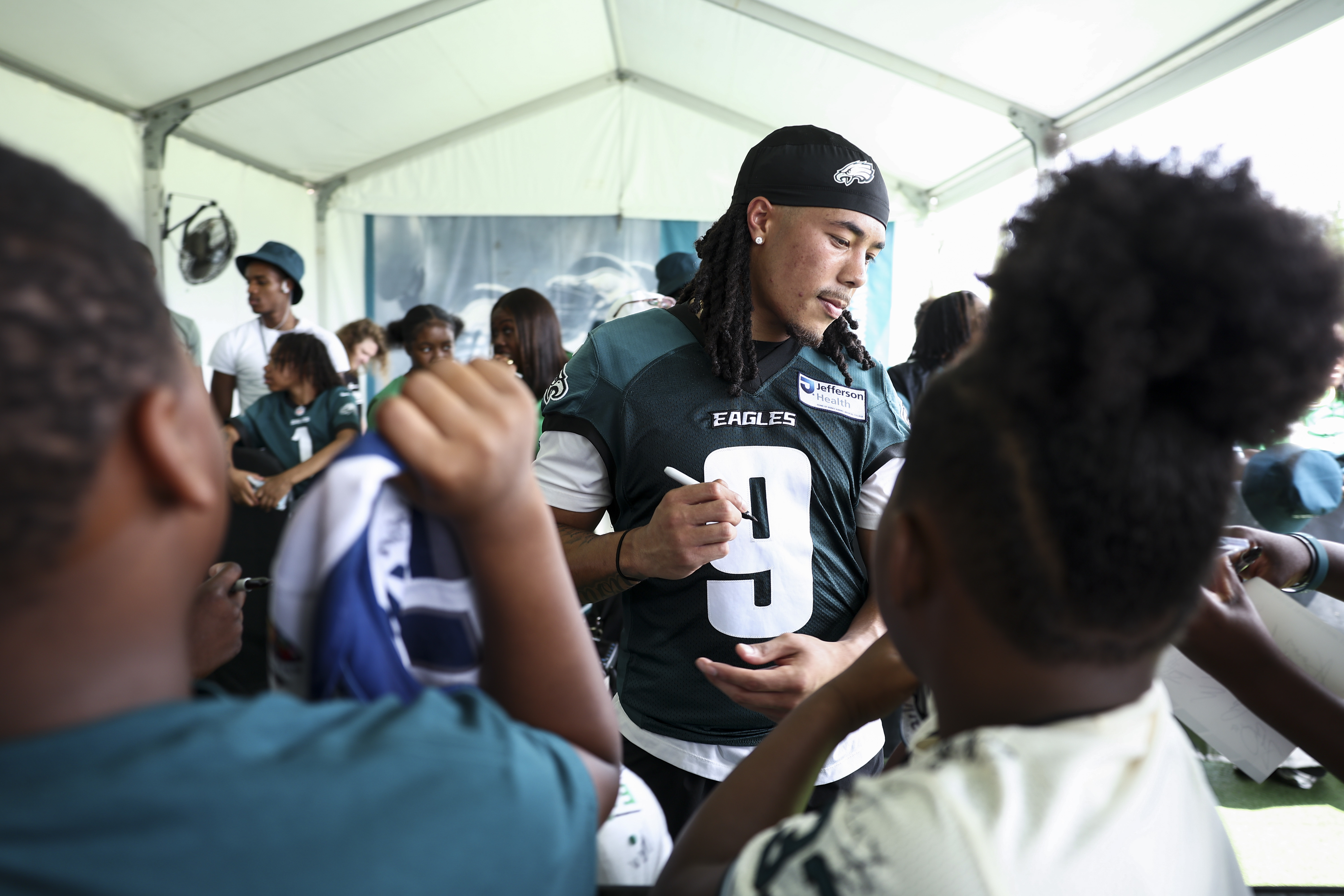 Eagles rookie wide receiver, first-round pick Makai Lemon returns to practice