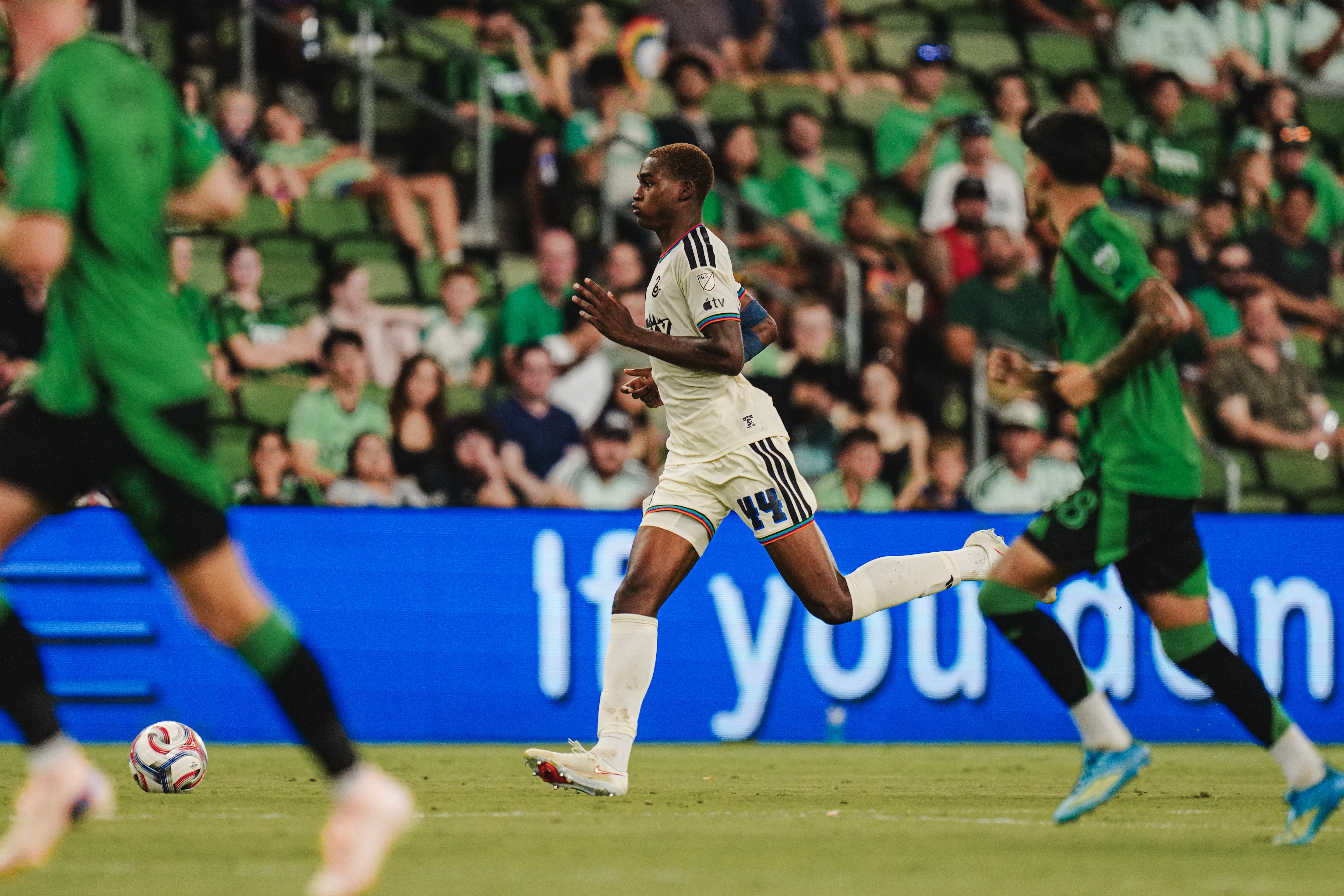 Neil Pierre plays another huge game for the Union in Austin to keep the team’s unbeaten run going