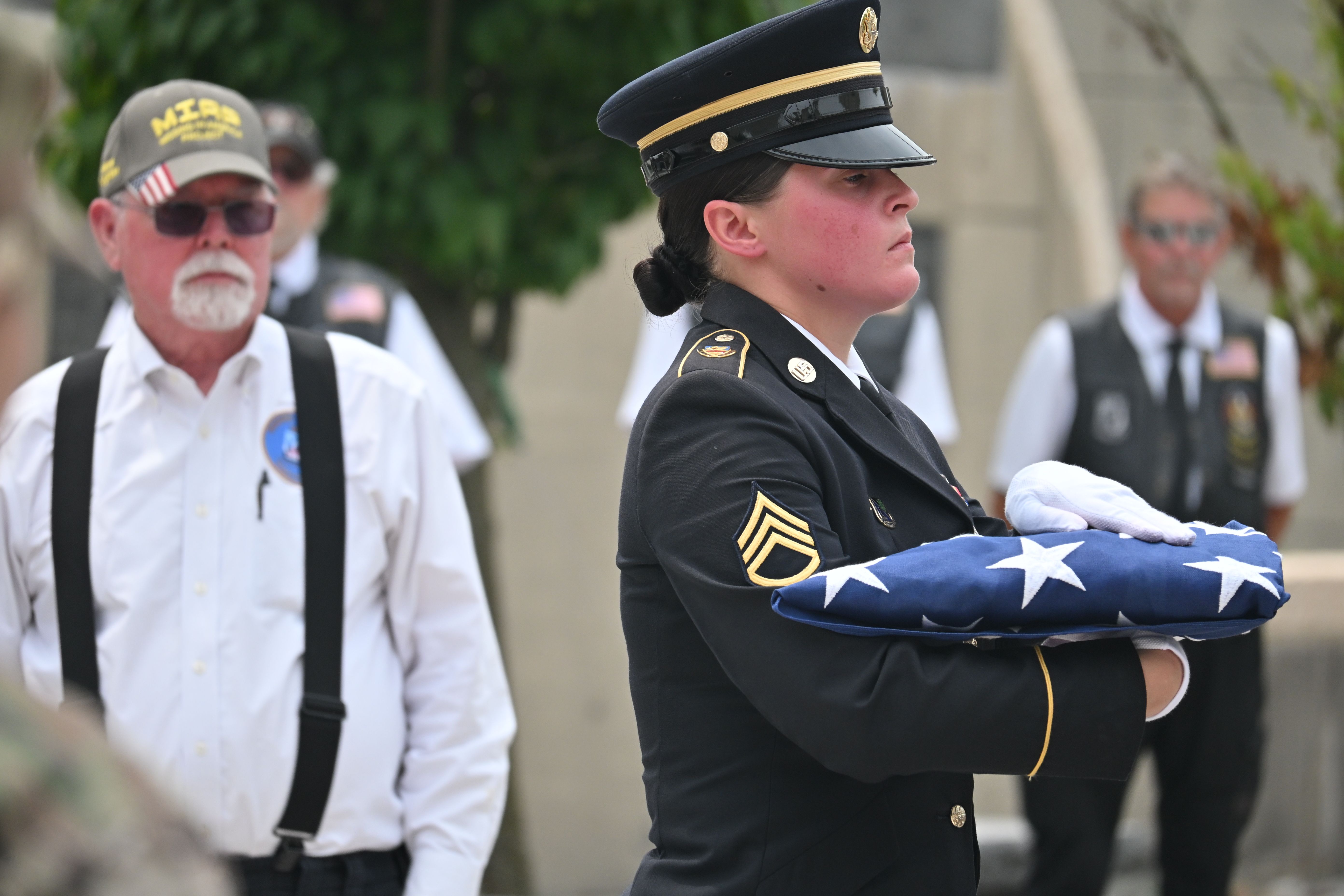 Delaware County helped identify 15 forgotten military veterans. Friday, they were laid to rest with honors.