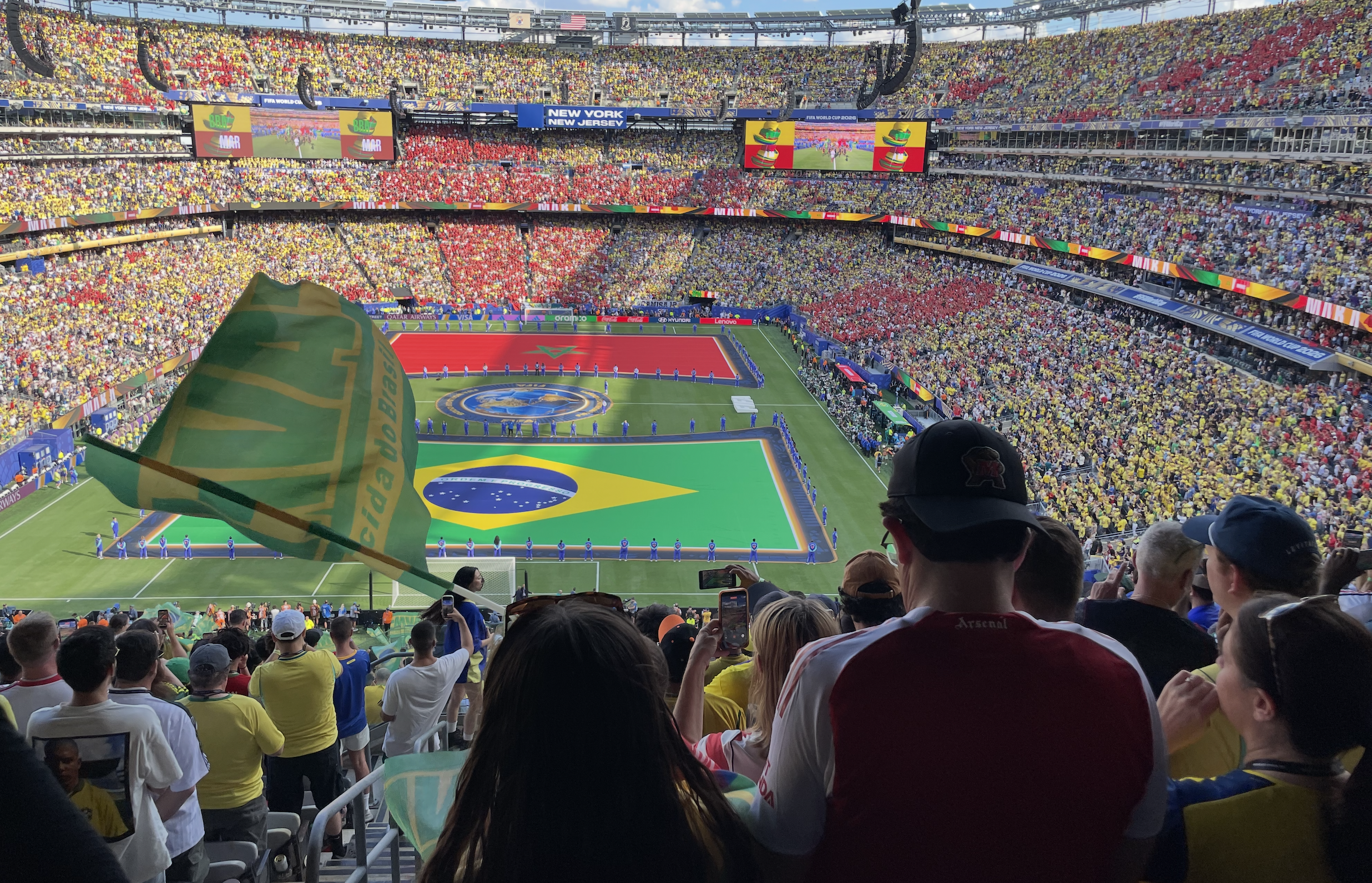 Brazilian fans brought the noise in their nation’s World Cup opener in New York. Philly, we’re next.