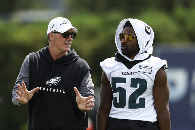 Eagles’ Jonathan Greenard questionable vs. Bears; Saquon Barkley, DeVonta Smith’s statuses revealed
