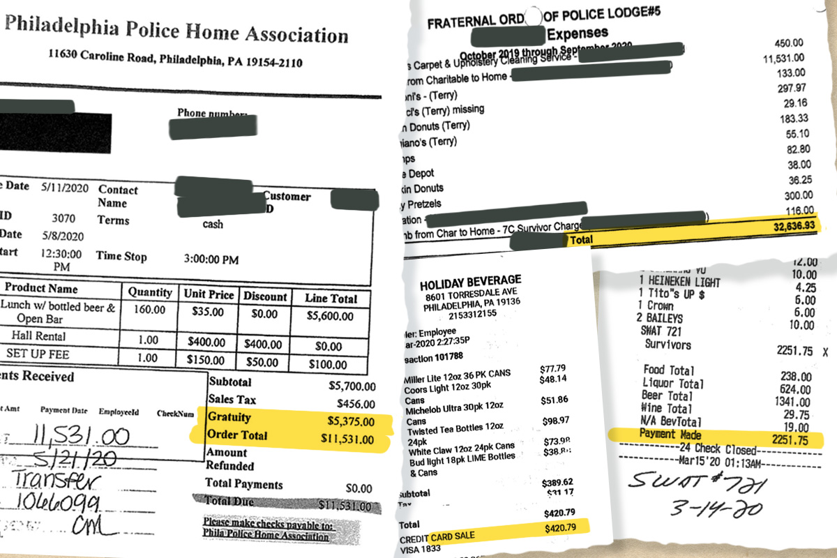 Carpet cleaning, cash, and bar tabs: FOP bills taxpayers for questionable funeral expenses