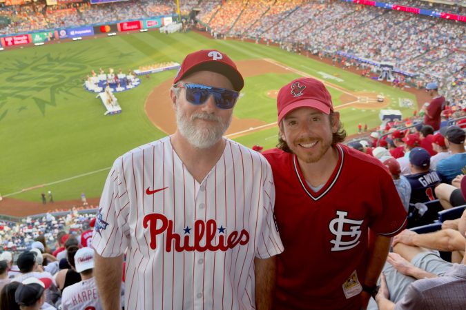 A Phillies fan wanted a souvenir ticket for the All-Star Game. He shared the ‘physical memento’ with other fans, too.