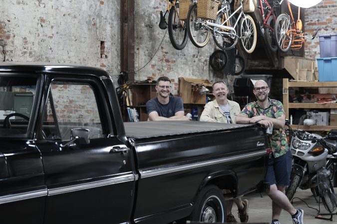 It started as a joke. Now, three Philly friends are the proud owners of their very own garage.